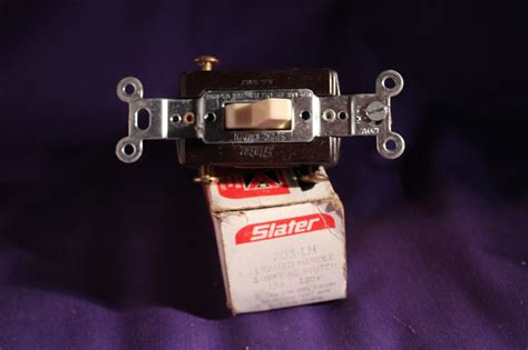 1980s slater electrical box|leviton slater switch.